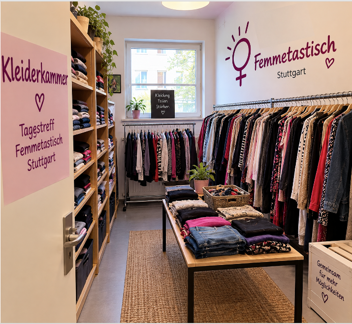 Kleidershop Femmetastisch _ KI Bid 